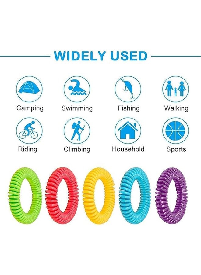 Generic 10 Pack Mosquito Repellent Bracelets and 30PCS Mosquito Repellent Stickers,   Repellent Bracelets for Kids and Adults,Stretchy for Hiking and Camping  - Image 4