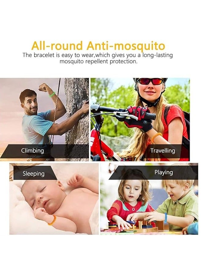 Generic 10 Pack Mosquito Repellent Bracelets and 30PCS Mosquito Repellent Stickers,   Repellent Bracelets for Kids and Adults,Stretchy for Hiking and Camping  - Image 5