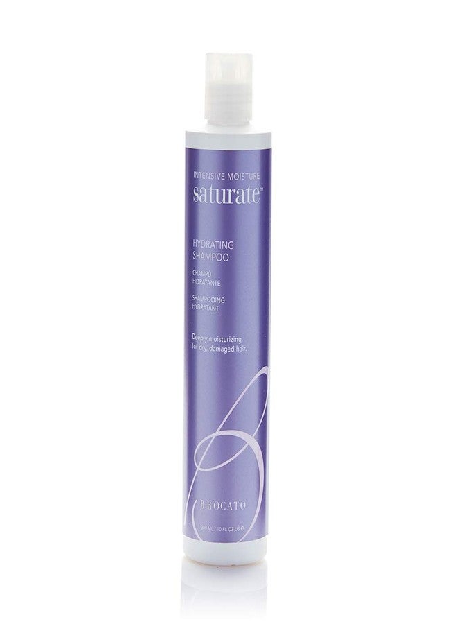 Brocato Saturate Daily Hair Shampoo: Intensive Moisture Hydrating Shampoo for Dry, Damaged Hair - Moisturizing Formula Safe for Color Treated Hair - Contains No Sulfate or Parabens - 10 Oz - Image 1