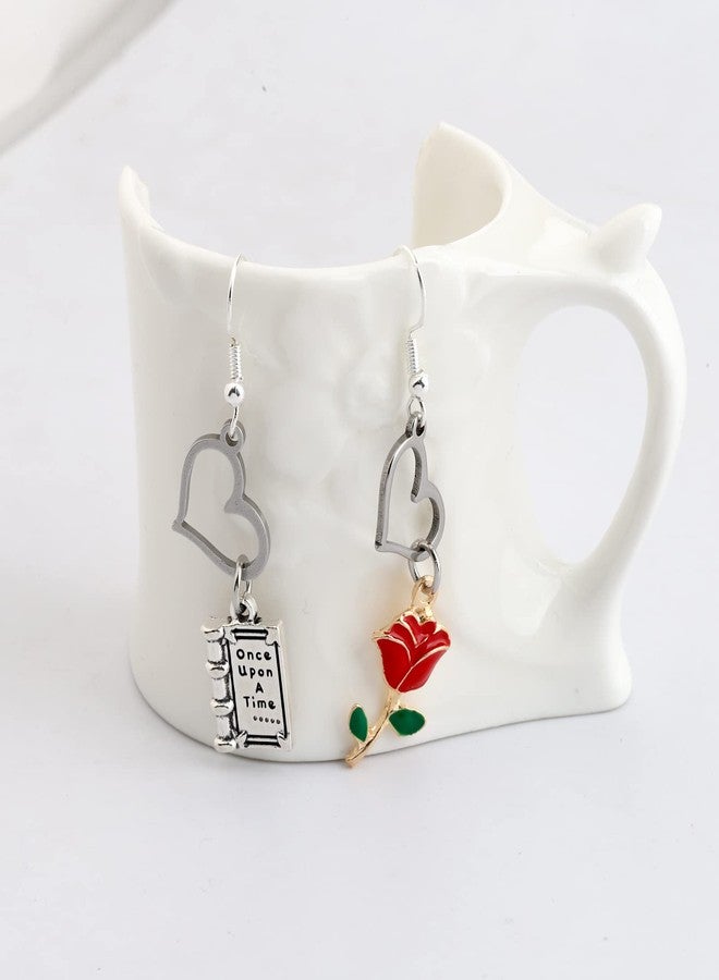 اكتاب سلسلة مفاتيح مستوحاة من فيلم الجميلة والوحش من أكتاب، مجوهرات أميرة، هدية تحفيزية - Image 2