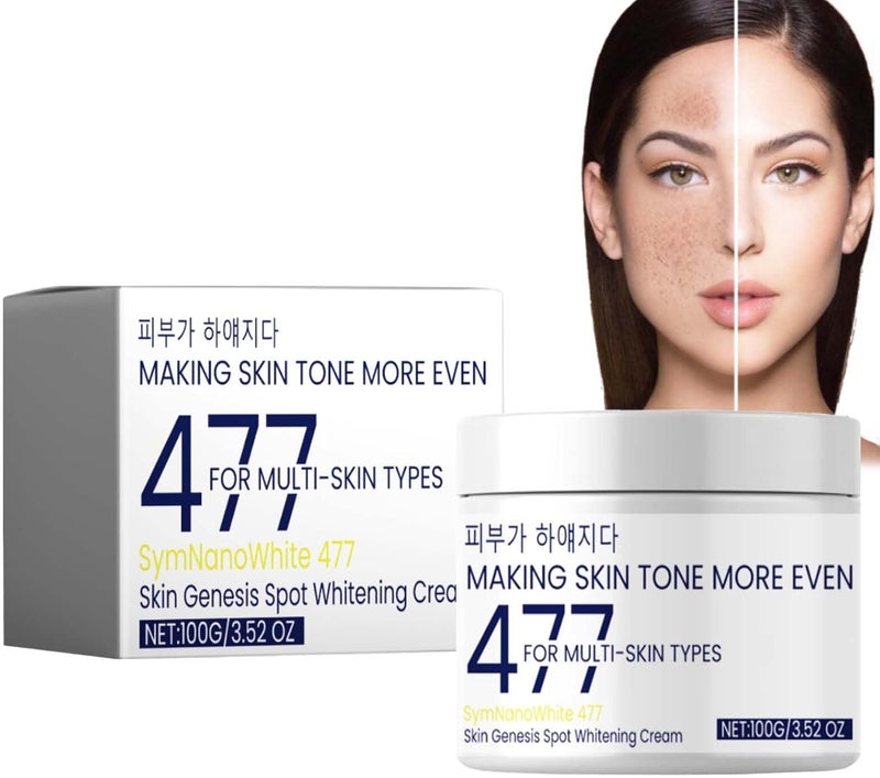 477 Symnanowhite Body Cream with Kojic Acid Hyaluronic Acid Daily Moisturizer for Face Body Suitable for All Skin Types Deeply Nourishing for Smooth Soft Skin 100g - Image 1