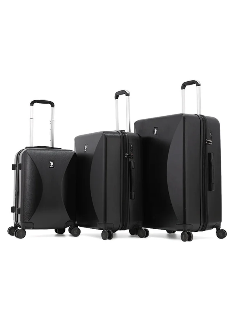 U.S. Polo Assn. U.S. Polo Assn. 3-Piece Hardshell Luggage Set | 20" 24" 28" Spinner Suitcases with TSA Lock - Complete Travel System
