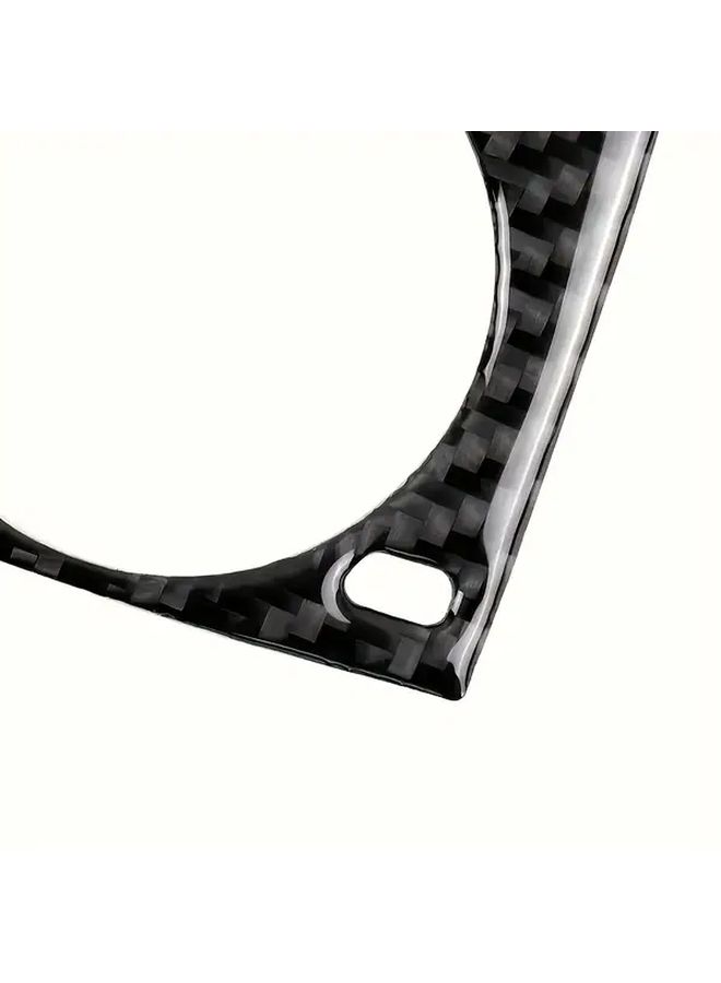 1pc Carbon Fiber Solid Color Luxury Car Clock Insert Cover Fit For Lexus IS250 200 350 2013 2014 2015 2016 2017 2018 2019 2020 Interior Decoration Accessory - Image 5