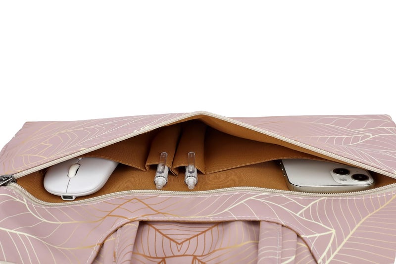 DACHEE Laptop Shoulder Bag for 15 Inch/15.6 Inch Macbook Pro (Yellow Leaves(07), 15 inch/15.6 inch) - Image 2