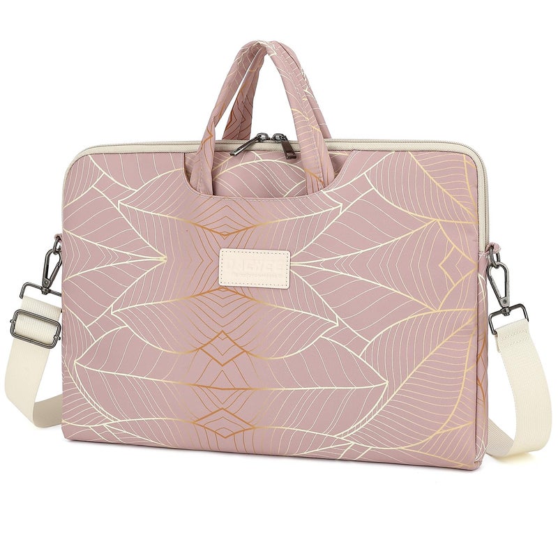DACHEE Laptop Shoulder Bag for 15 Inch/15.6 Inch Macbook Pro (Yellow Leaves(07), 15 inch/15.6 inch) - Image 1