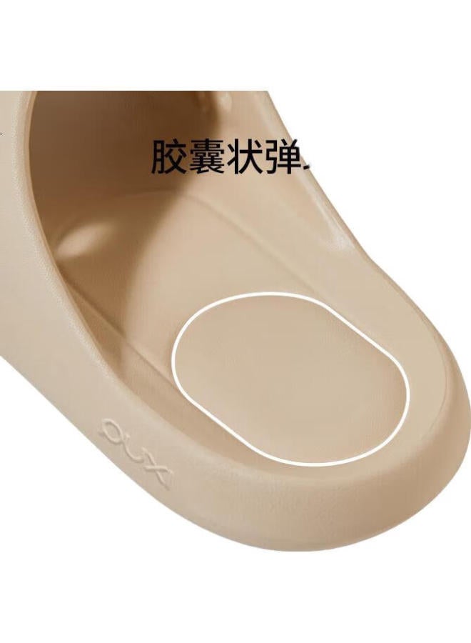Park Xi Puxi Capsule Slippers Women'S Home Lightweight Comfortable Bathroom Couple Slippers Men'S Deep Space Black 42-43 - Image 3