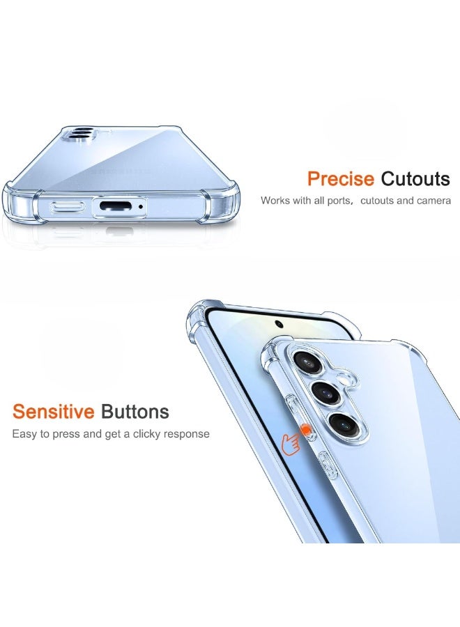 DUSALA Samsung Galaxy S26 Plus 5G Clear Case Bumper Scratch Resistant Back Cover for Galaxy S26 Plus Smooth Finish Camera Protective Cover For Samsung Galaxy S26 Plus 5G - Image 3