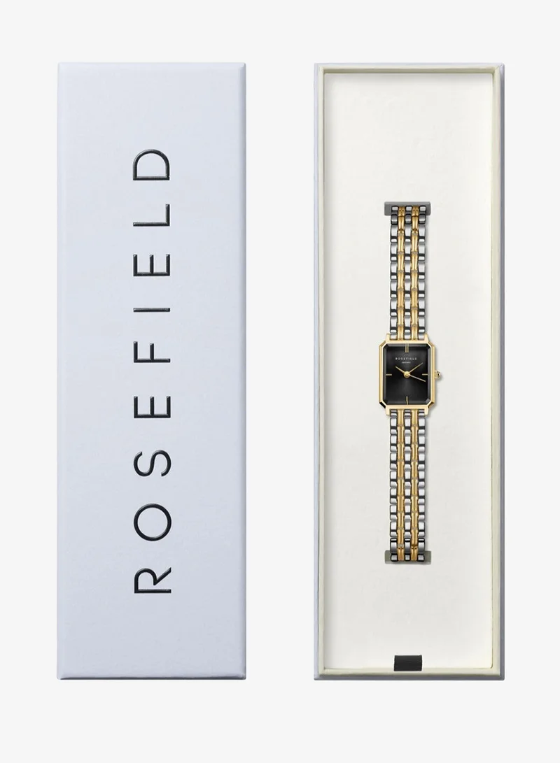 Rosefield  Rosefield Octagon XS Black Sunray Steel Duotone Gold Silver - OBDSG-O88 for Women | Best Price UAE