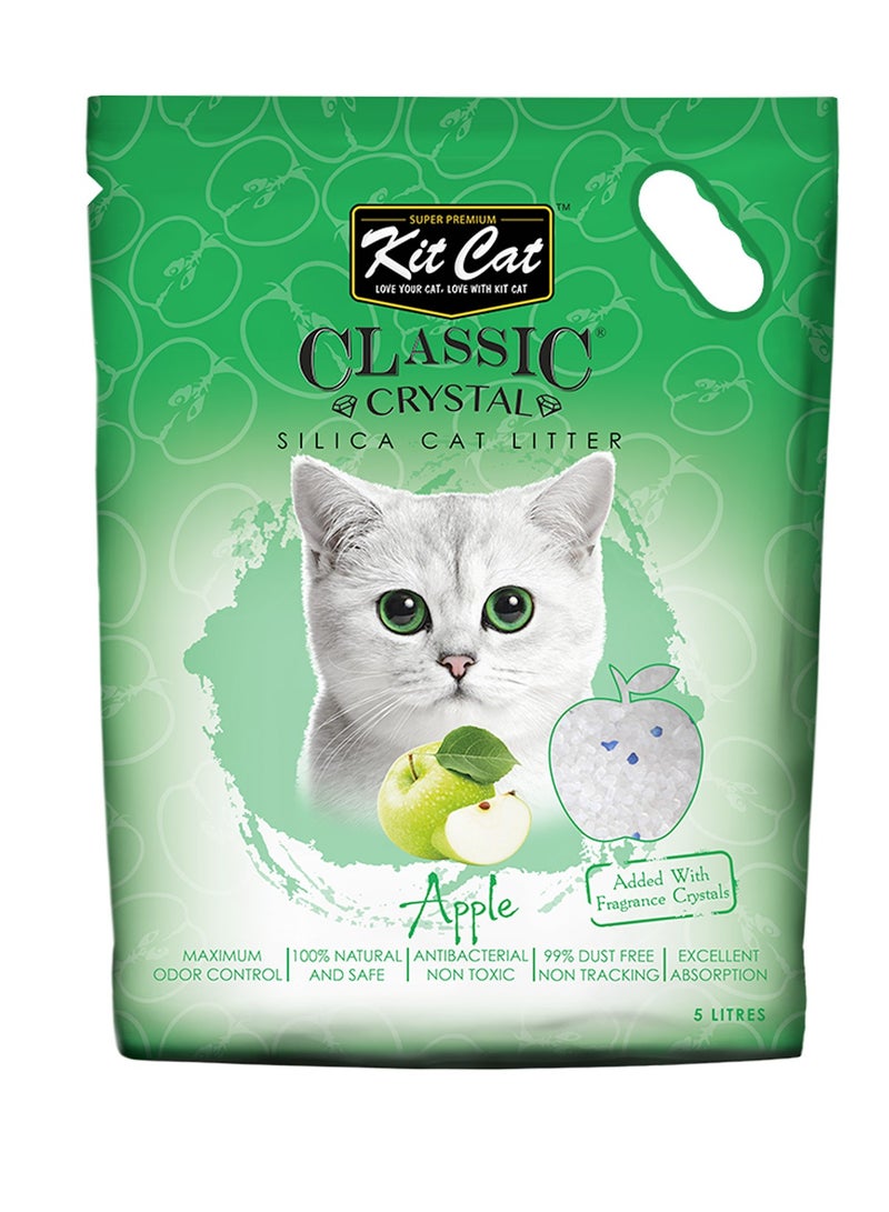 Classic Crystal Cat Litter – Apple (5 Litres)