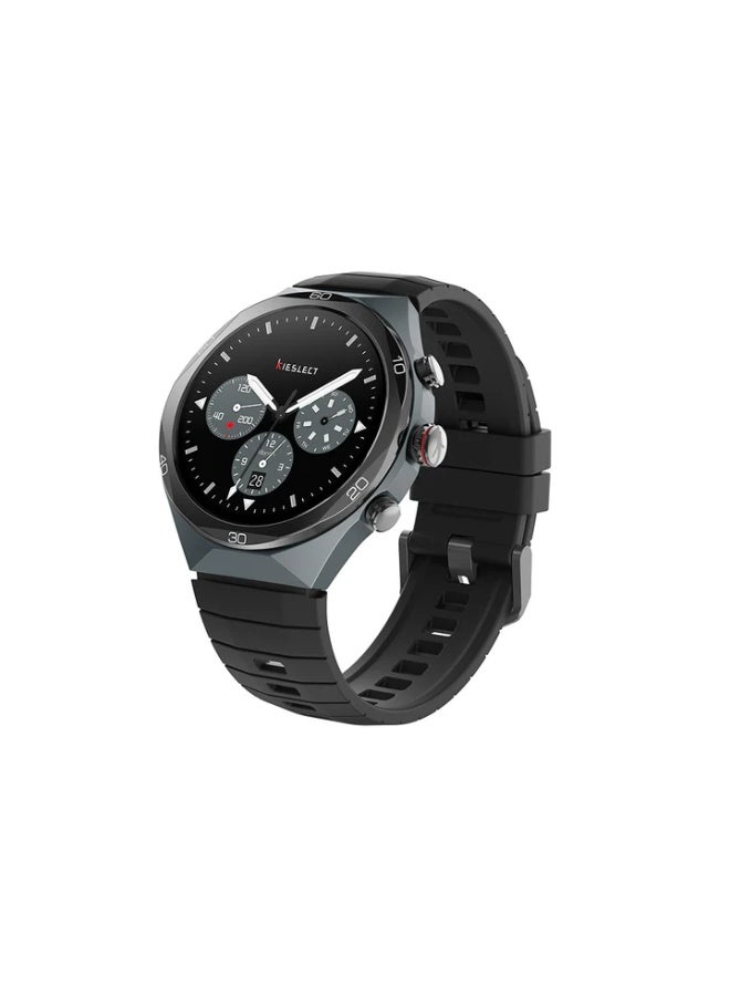 KIESLECT Elite2 Smartwatch 1.46" Always-On LTPO AMOLED Display, 14-Day Battery, Bluetooth Calls, 5ATM Waterproof, 180+ Sports Modes, GPS, Blood Oxygen Heart Rate Sleep Monitor, NFC with Silicon Strap - Image 2