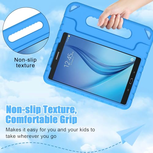 BMOUO Kids Case for Samsung Galaxy Tab E 9.6 - Shockproof Light Weight Convertible Handle Stand Protection Case for Samsung Galaxy Tab E/Tab E Nook 9.6 Inch Tablet (SM-T560/T561/T565/SM-T567V), Blue - Image 3