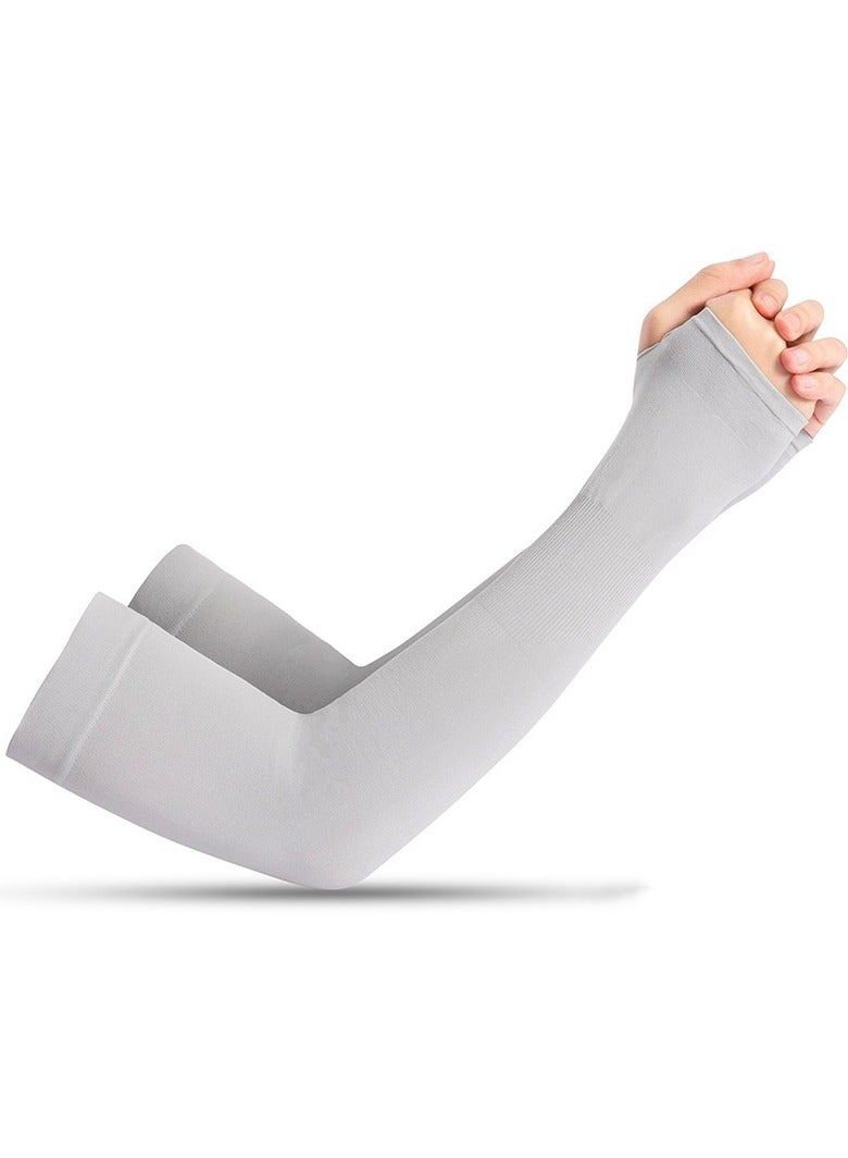 general Summer ice silk hand sleeves sun protection sleeves men and women arm guards outdoor driving and cycling women's sun protection and UV protection ice sleeves - Image 1