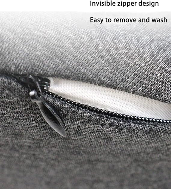 Wishbone Travel Pillow Travel Pillow for Airplane Memory Foam Neck Pillows Soft Support Travel Pillow for Travelling Sleeping Rest Car Train and Home Use - Image 5