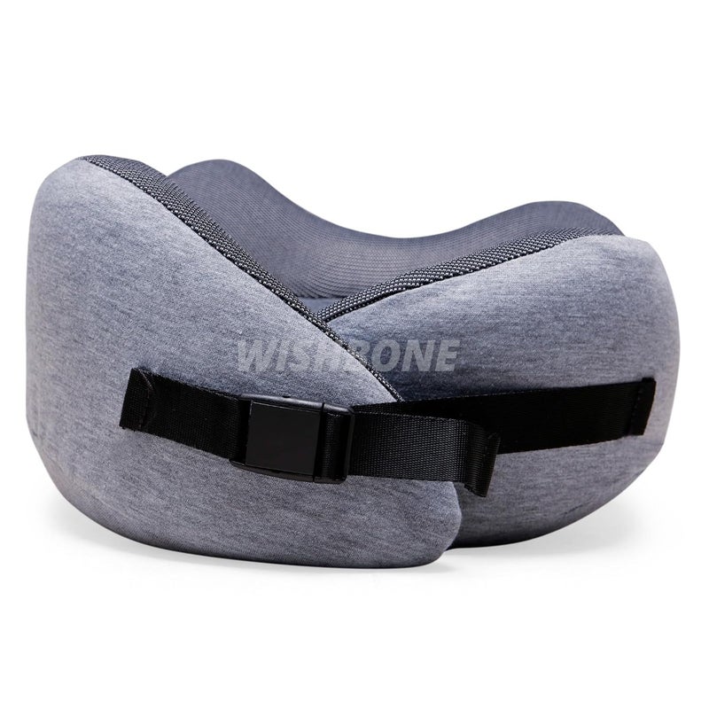 Wishbone Travel Pillow Travel Pillow for Airplane Memory Foam Neck Pillows Soft Support Travel Pillow for Travelling Sleeping Rest Car Train and Home Use - Image 2