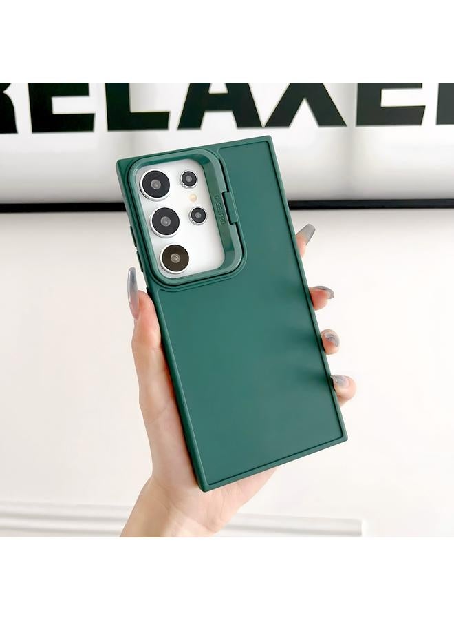 S-TOP Case For Samsung Galaxy S23 Ultra 5G Lens Frame Holder Shockproof Phone Case - Image 1