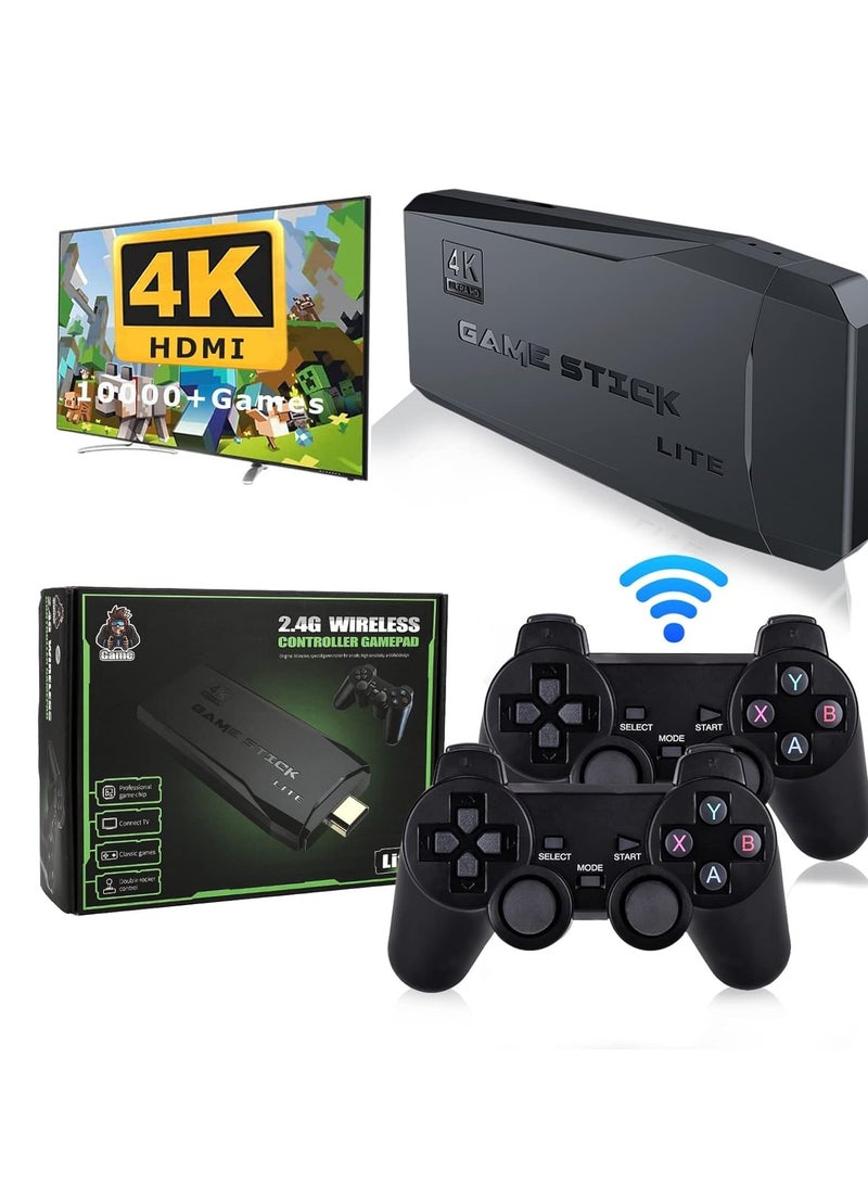 ELTRAZONE Wireless HDMI High-Definition Game Console, Built-in 10000+ Games with Hidden USB Flash Drive Design,Plug and Play Video Game Stick, Supports - Image 1