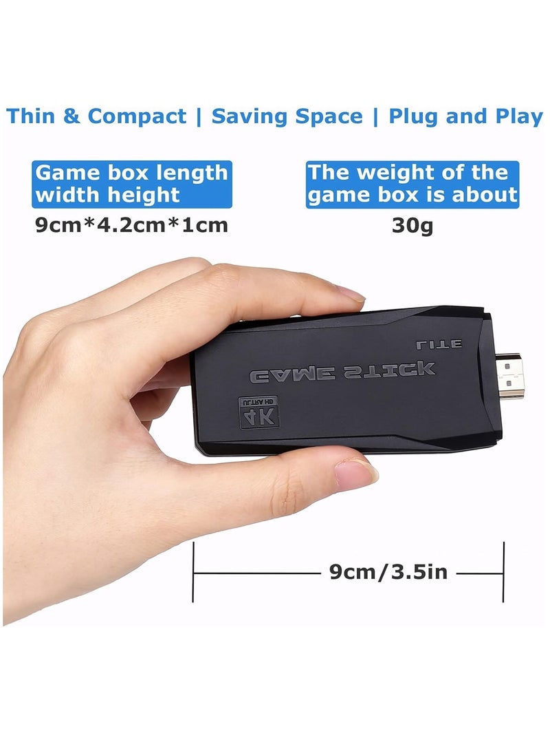 ELTRAZONE Wireless HDMI High-Definition Game Console, Built-in 10000+ Games with Hidden USB Flash Drive Design,Plug and Play Video Game Stick, Supports - Image 5