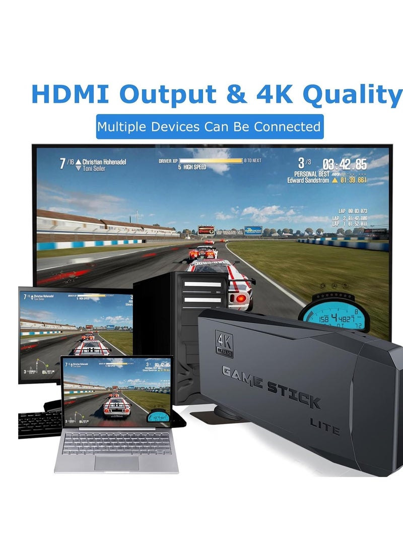 ELTRAZONE Wireless HDMI High-Definition Game Console, Built-in 10000+ Games with Hidden USB Flash Drive Design,Plug and Play Video Game Stick, Supports - Image 3