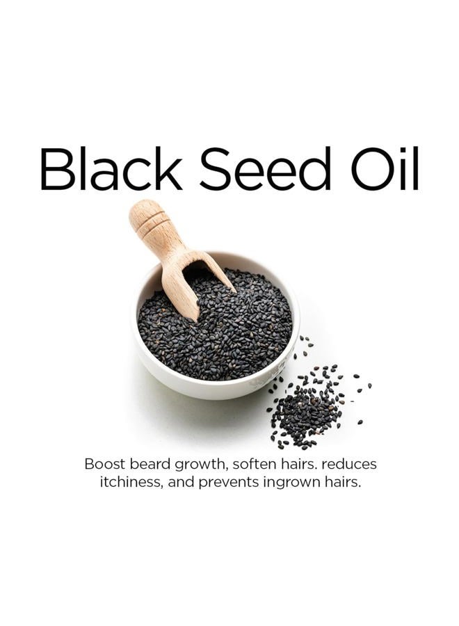 uncle jimmy زيت نمو اللحية مع البيوتين | العناية الطبيعية باللحية للحصول على لحية أكثر كثافة وامتلاء وصحة | علاج شعر الوجه للرجال للتجميل | يزيد من الكثافة والحجم 2 أونصة سائلة - Image 4