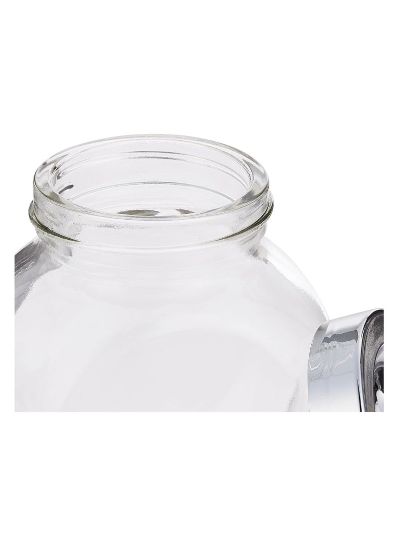 QSHOP - A set of glass jars for storing spices, pickles and dried fruits, set of 4 pieces - Image 1