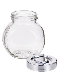 QSHOP A set of glass jars for storing spices, pickles and dried fruits, set of 4 pieces  - Image 4
