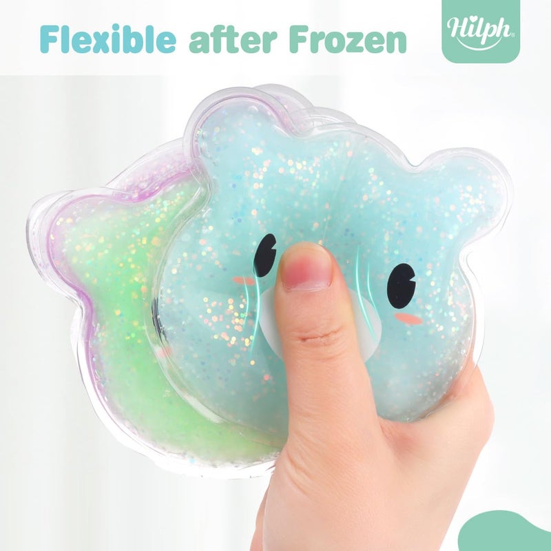 Hilph Kids Ice Packs for Boo Boos, Reusable Toddler Ice Packs Hot Cold Compress for Kids & Children & Baby Injuries, Pain Relief, Bumps & Bruises (3 Bears) - Image 5