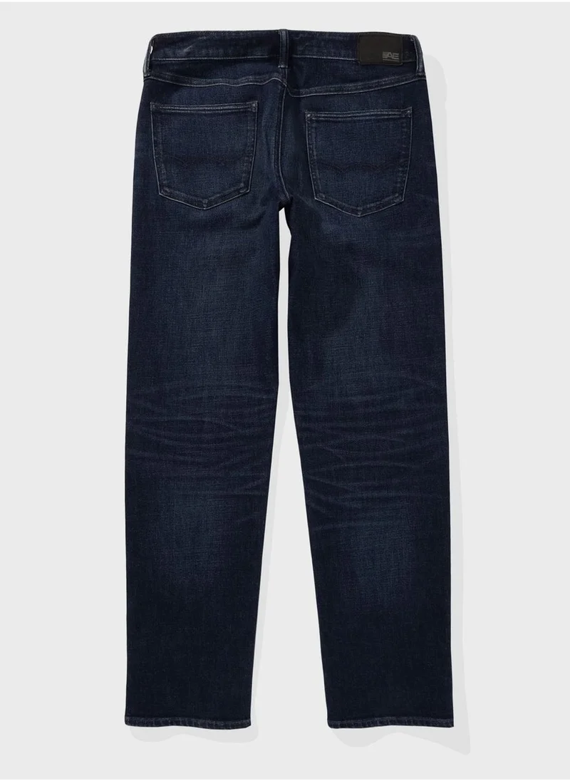 امريكان ايجل Rinse Wash Essential  Straight Fit Jeans