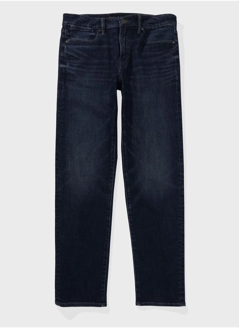 امريكان ايجل Rinse Wash Essential  Straight Fit Jeans