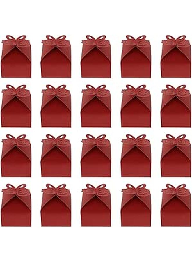 50pcs Pearl Paper Hollow Butterfly Wedding Candy Boxes Foldable Wrapping Containers For Bridal Shower Party Packaging - Image 1