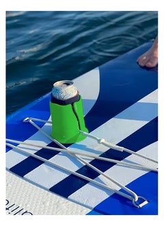Generic Universal Kayak Drink Holder, Paddle Board Drink Holder, Fits Large Bottles & Cups, Doubles as Fishing Tool and Lure Storage, Essential Paddle Board Accessory, Green  - Image 4