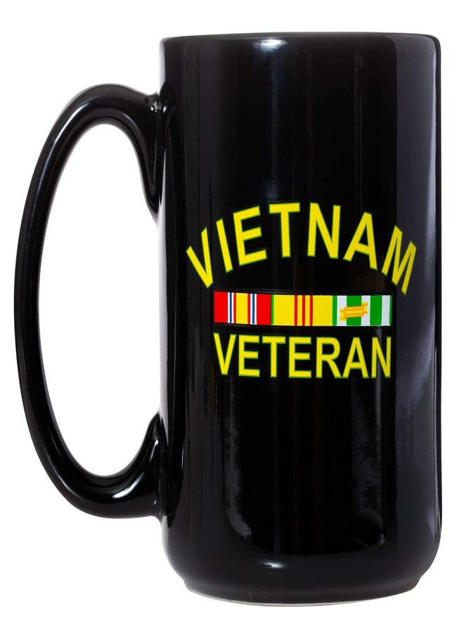 Artisan Owl Vietnam Veteran Mug - 15 oz Large Ceramic Military Coffee Cup for Veterans, Army, Navy, Air Force – Veterans Day & Grandparents Gift Idea - Image 1