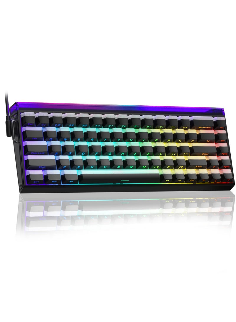AULA Hero 68 HE 60% Gaming Keyboard Wired, Hall Effect Magnetic Switch Keyboard with Adjustable Actuation, Fast Trigger Mode, 8K Hz Polling Rate, 0.125ms Latency,Side Printed PBT Keycaps, RGB Backlit - Image 1
