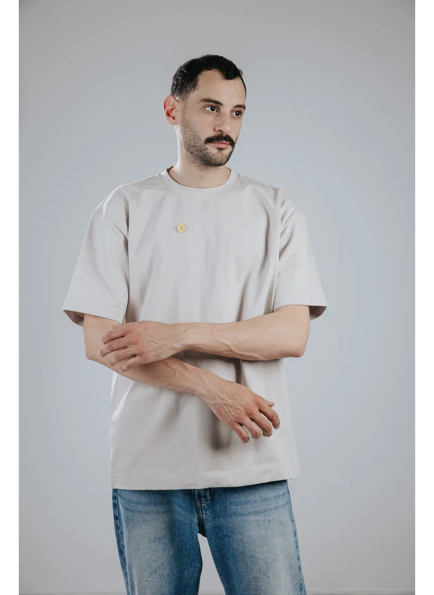 Snugface Snugface The Button Oversized Men's T-Shirts