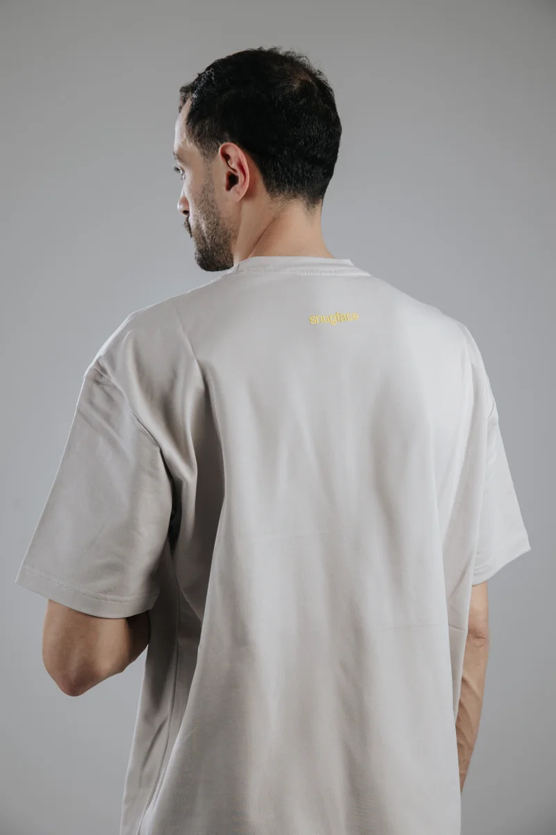 سناج فيس تيشيرتات رجالي واسعة Snugface The Button