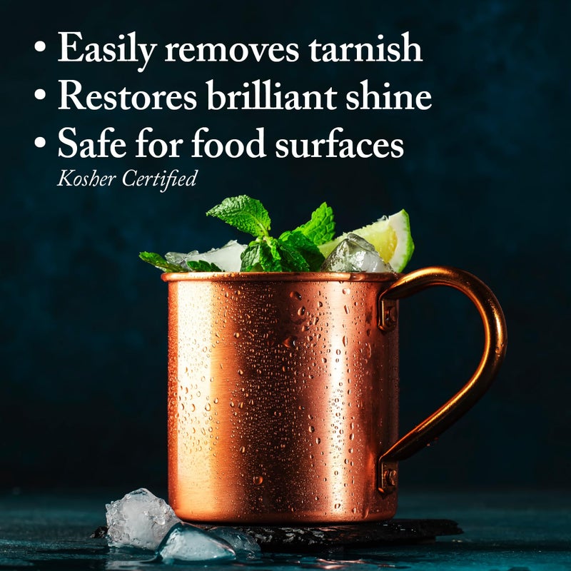 GODDARD'S Goddard’s Copper & Brass Polish, Copper Cleaner & Brass Cleaner for Long-Lasting Shine, Metal Polish for Pewter, Chrome & More, Metal Polishing Compound (7oz) - Image 5