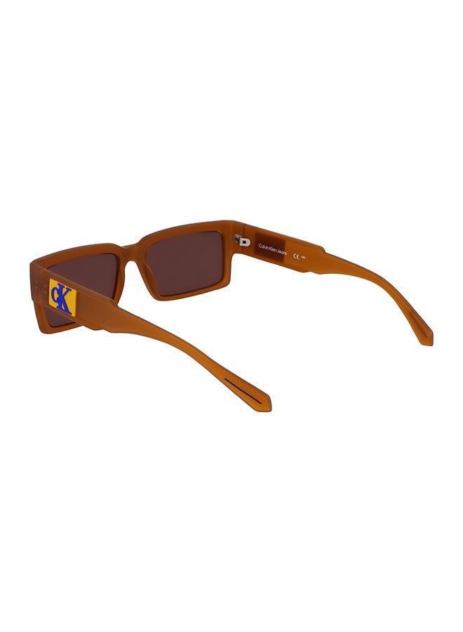 Calvin Klein Jeans Men's Rectangular Sunglasses - CKJ23623S-212-5718 - Lens Size: 57 Mm - Image 3