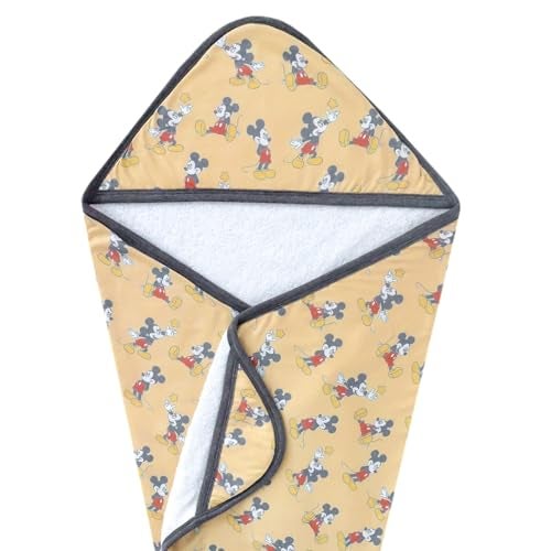 Copper Pearl Premium Knit Hooded Bath Towel Mickey Mouse - Image 1