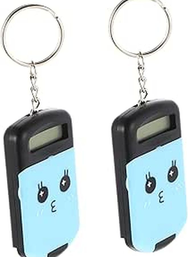 Mini Pocket Calculator Set 2 Pack Black Portable Arithmetic Calculator For Students School Office - Image 1