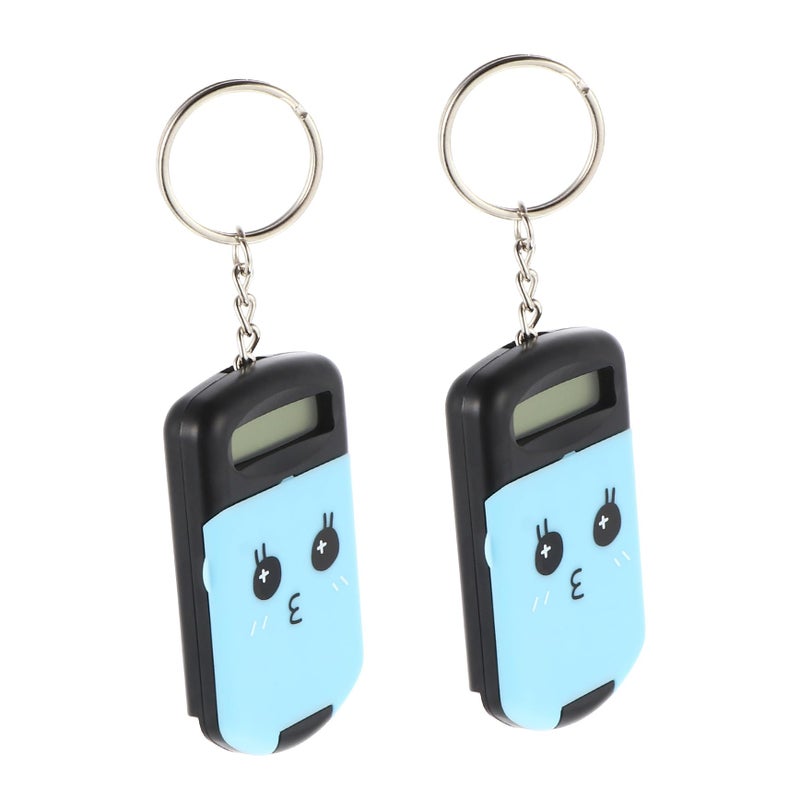 Mini Pocket Calculator Set 2 Pack Black Portable Arithmetic Calculator For Students School Office - Image 2