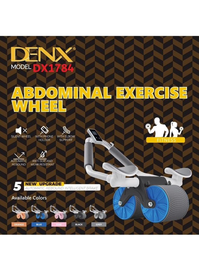 Denx Abdominal Exercise Roller With Elbow Support Knee Bolster - Image 1