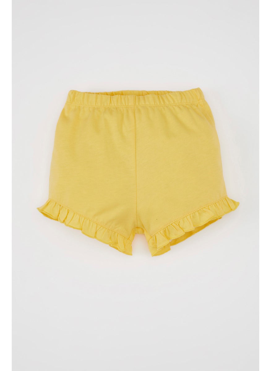 DeFacto Baby Girl Printed T-Shirt Shorts 2 Piece Set  - Image 4