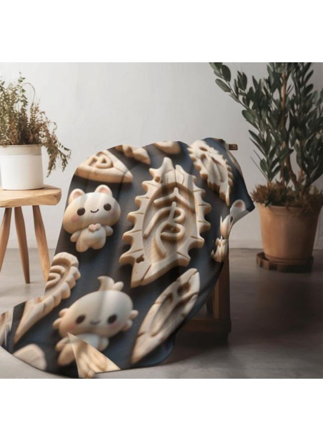 general Baby and children's cartoon flannel thin blanket (warm and comfortable, suitable for sleep, game use) 70cm*100cm - Image 4