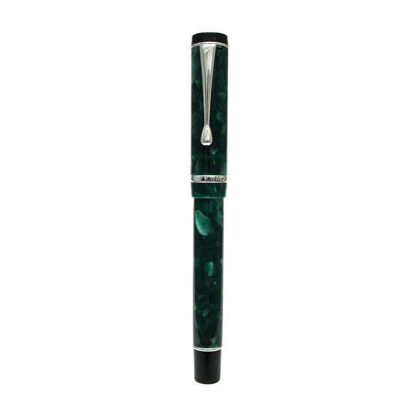 Conklin Duragraph Fountain Pen Forest Green - Stub Nib, Elegant Writing Tool for Calligraphy & Signatures - Image 4