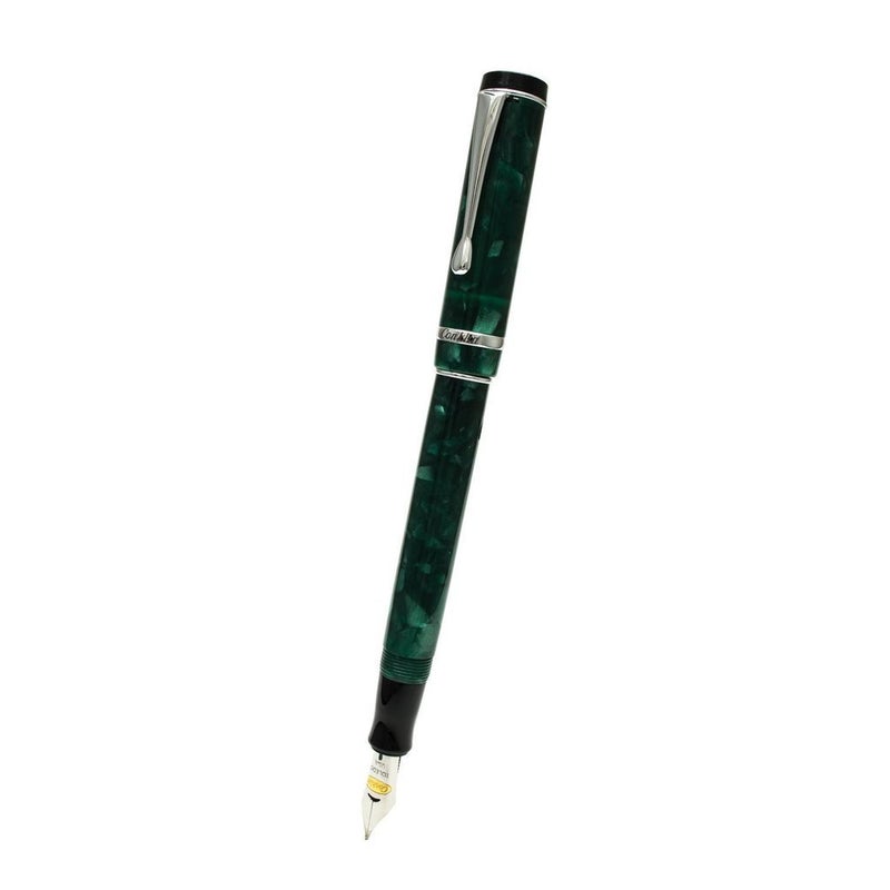 Conklin Duragraph Fountain Pen Forest Green - Stub Nib, Elegant Writing Tool for Calligraphy & Signatures - Image 2