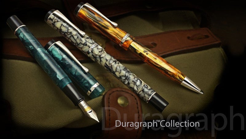 Conklin Duragraph Fountain Pen Forest Green - Stub Nib, Elegant Writing Tool for Calligraphy & Signatures - Image 5