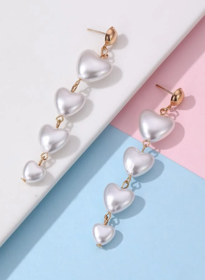 Take Two Heart Drop Earrings