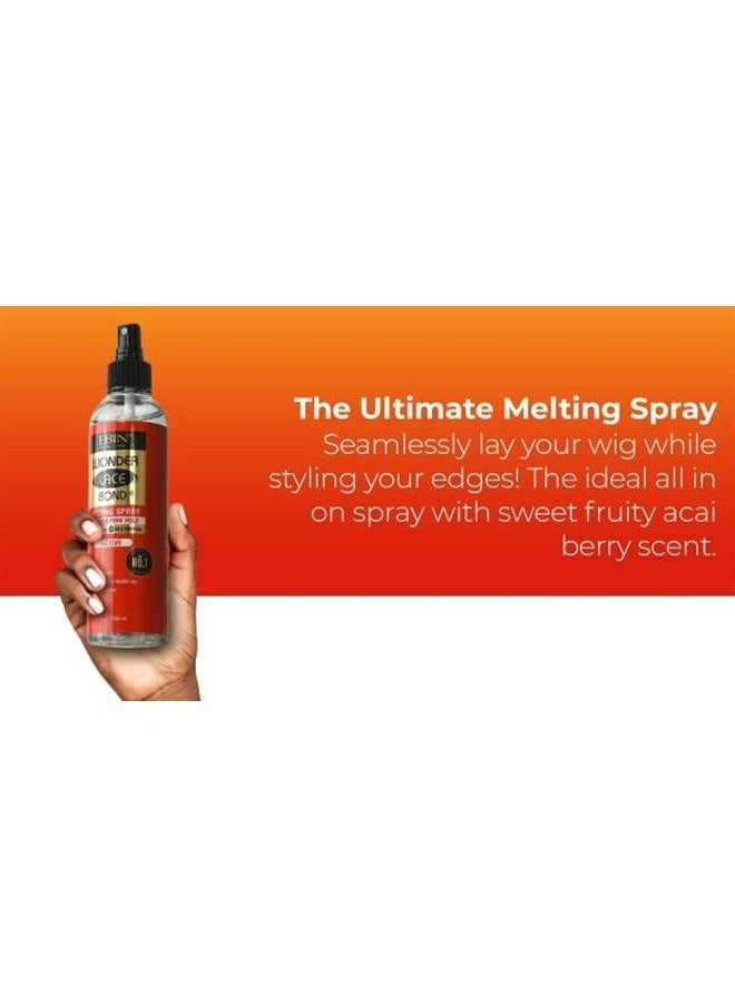 EBIN NEW YORK Wonder Bond Melting Spray 8oz/ 250ml - Extreme Firm Hold (Active) | No Reside, Long Lasting Formula with Protecting Edges, Gives Undetectable and Natural Look  - Image 5