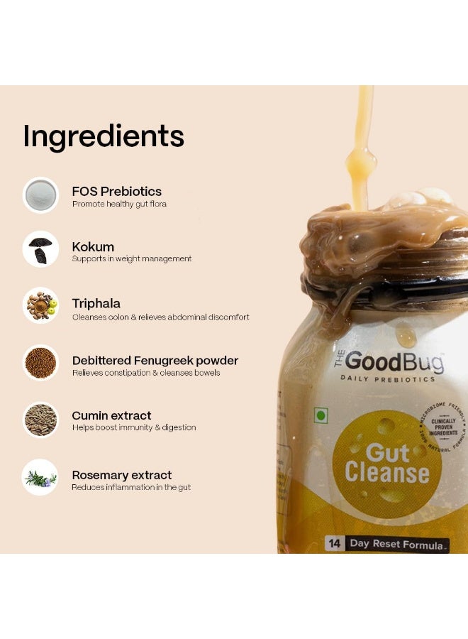 The Good Bug Gut Cleanse - 14 Prebiotic Colon Detox Shots | Improves Probiotic Activity, Gut Health & Digestion | Tackles Bloating, Gas & Constipation - Image 4