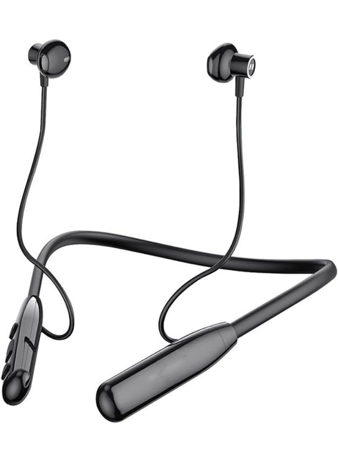 HainoTeko Germany Haino Teko HN40 Neckband Wireless Earphone With Super Clear Mic and High Bass Sound Quality Black - Image 1