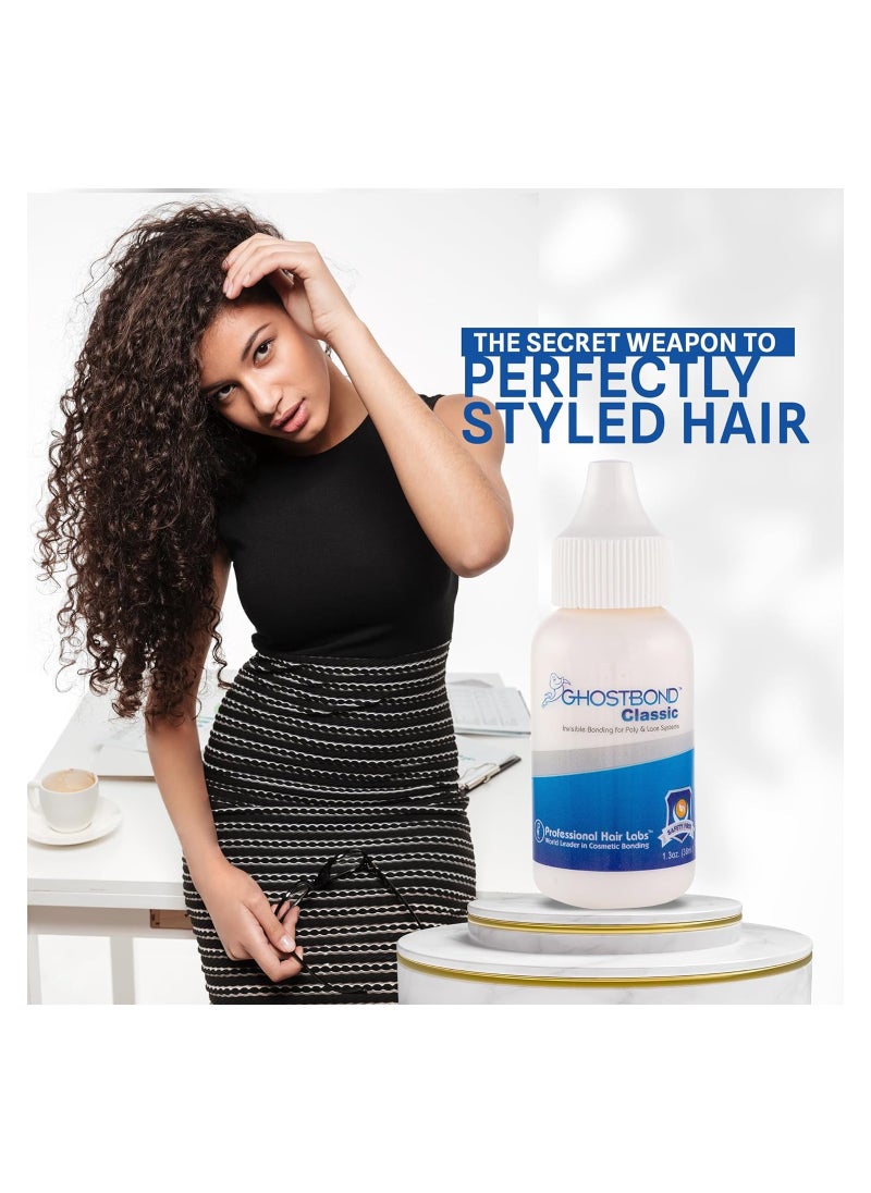 Wig Glue for Front Lace Wig  Invisible Bonding for Poly and Lace Hairpiece Wig Toupee Systems 38ML